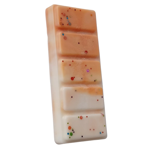 Luxury Handmade Peach Fragranced Wax Melt Snap Bar