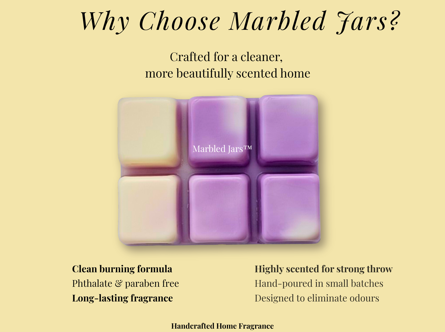 Lavender & Patchouli Wax Melt – Clean, Calming & Insect-Repelling