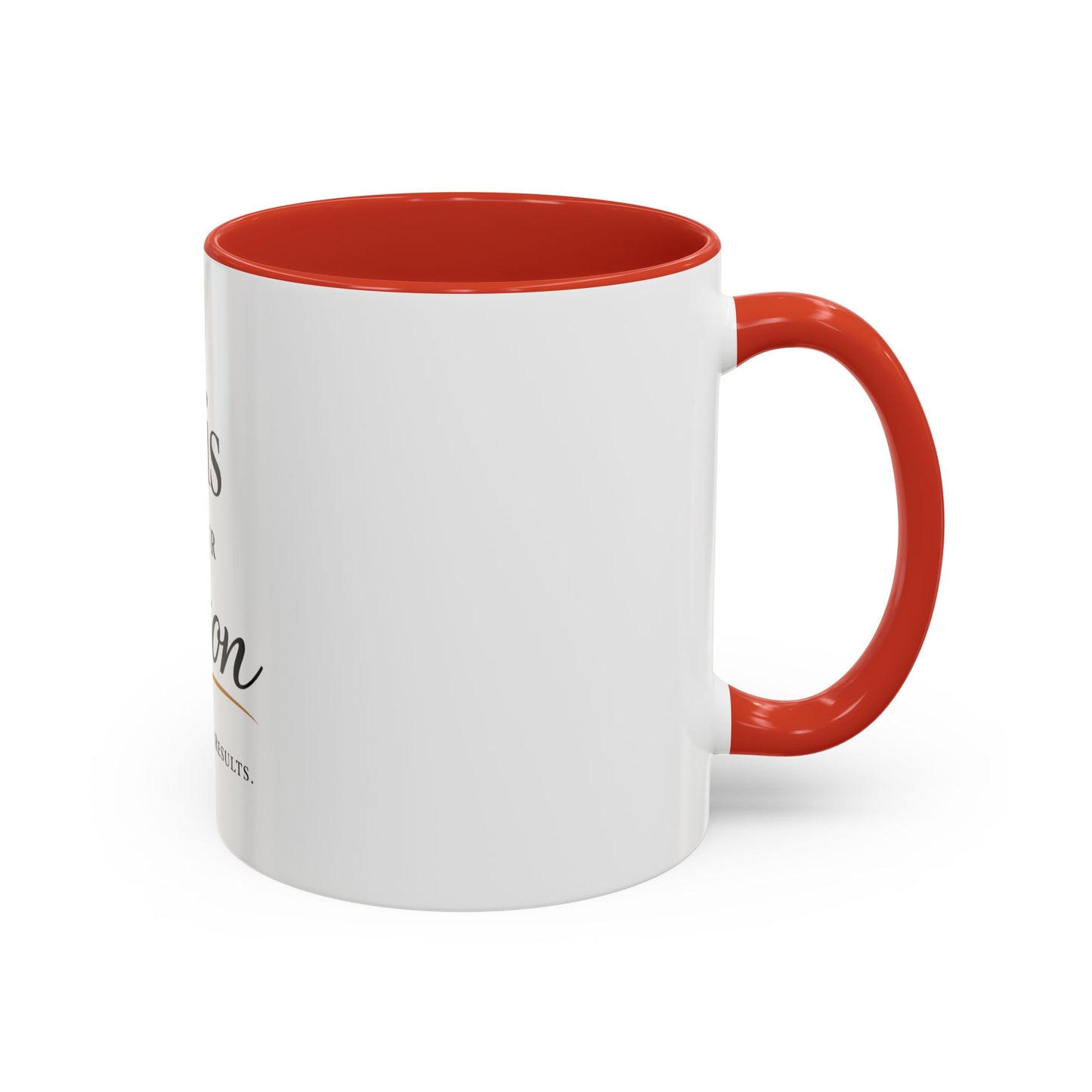 Minimalist Motivational Accent Coffee Mug — Inspirational Typography Affirmation (11/15oz)
