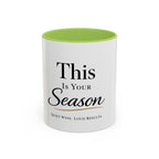 Minimalist Motivational Accent Coffee Mug — Inspirational Typography Affirmation (11/15oz)