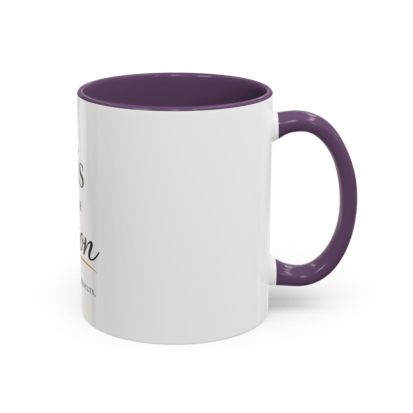 Minimalist Motivational Accent Coffee Mug — Inspirational Typography Affirmation (11/15oz)