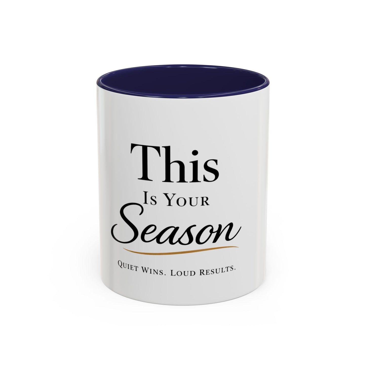 Minimalist Motivational Accent Coffee Mug — Inspirational Typography Affirmation (11/15oz)