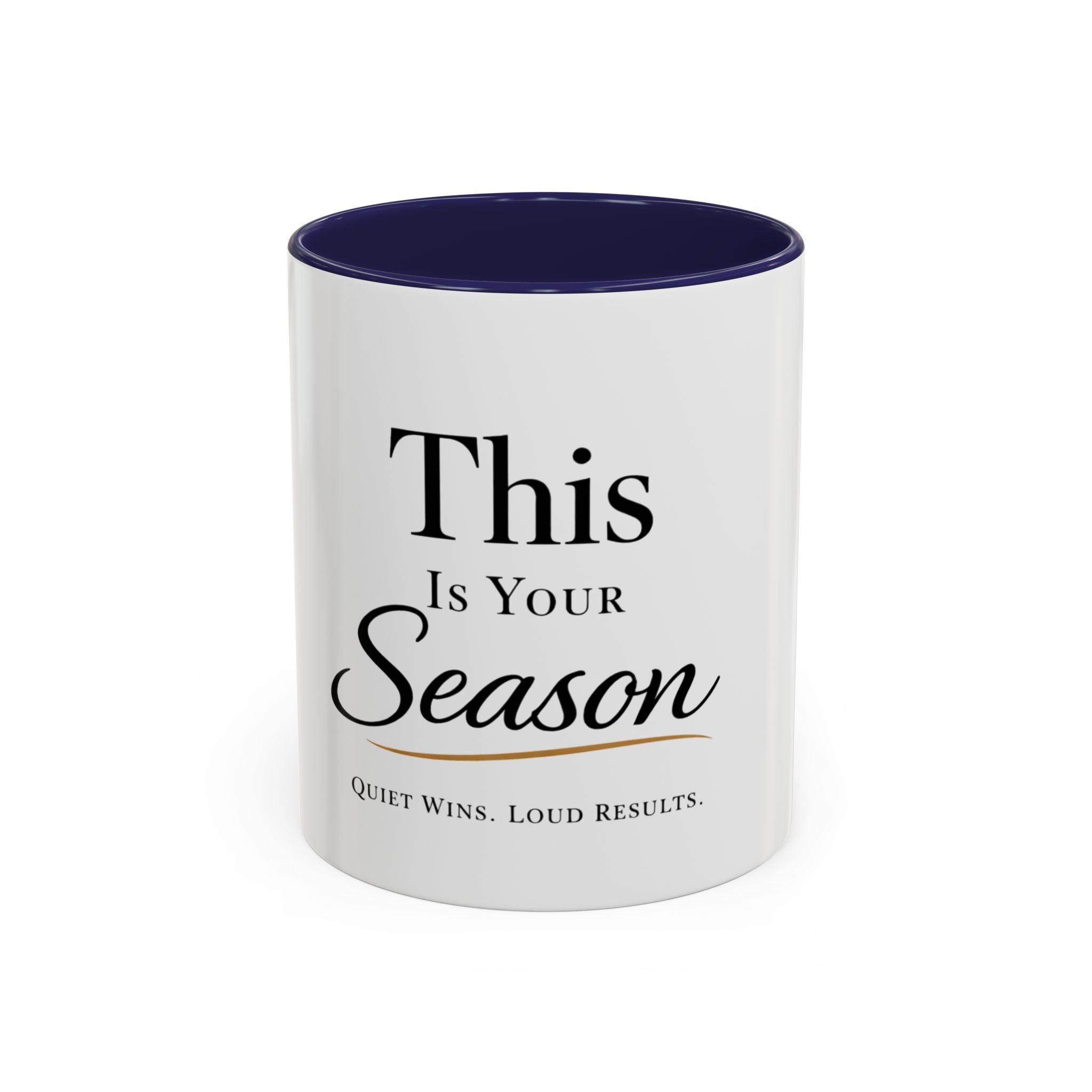 Minimalist Motivational Accent Coffee Mug — Inspirational Typography Affirmation (11/15oz)