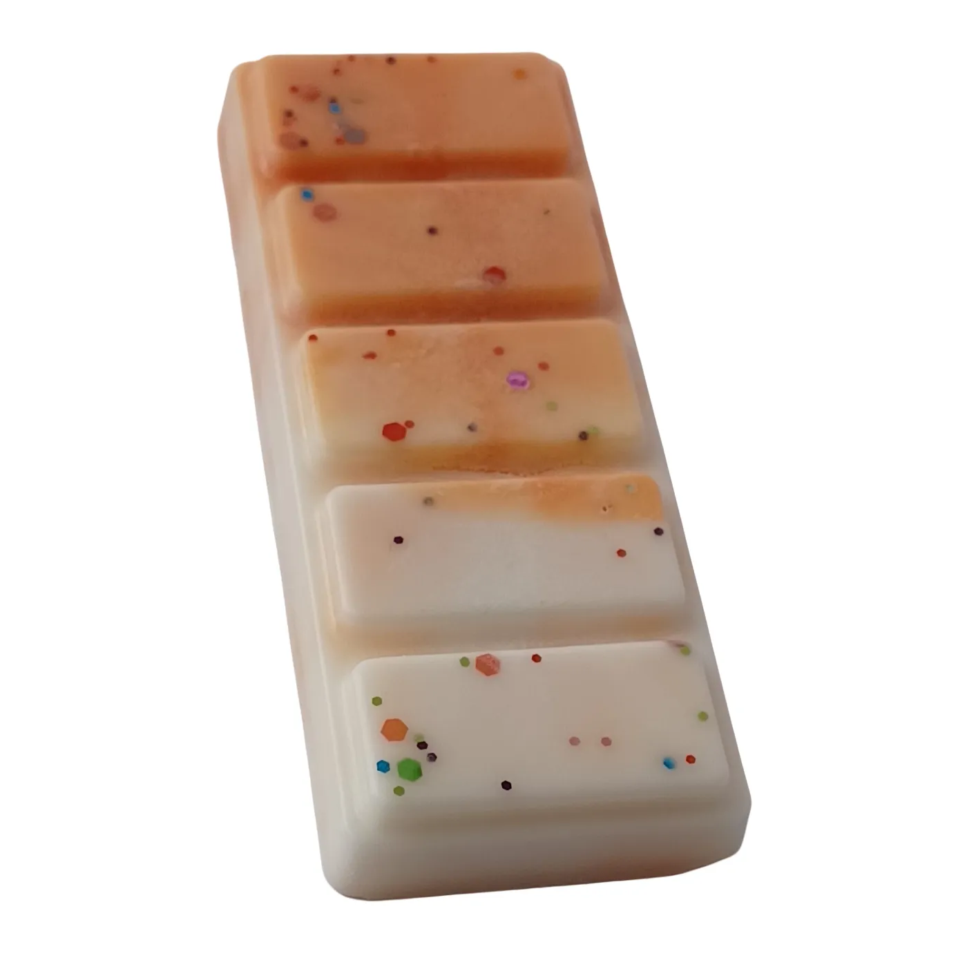 Luxury Handmade Peach Fragranced Wax Melt Snap Bar