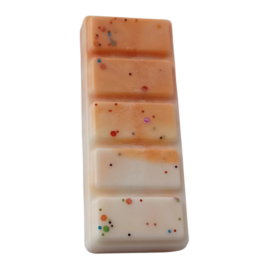 Luxury Handmade Peach Fragranced Wax Melt Snap Bar