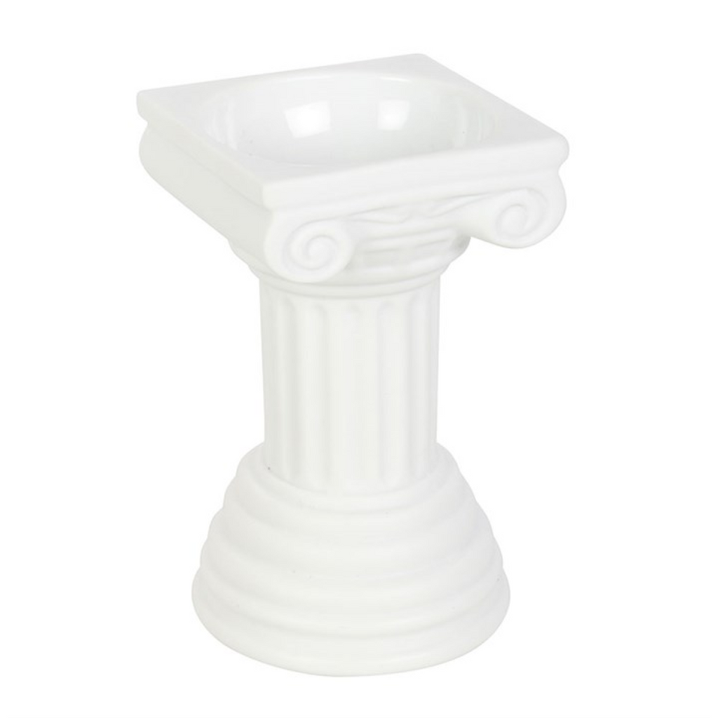 Greek Column Oil Burner & Wax Warmer Gift Home Fragrance