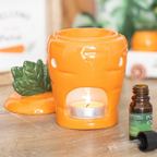 Carrot Shaped Oil Burner & Wax Warmer Gift Home Fragrance