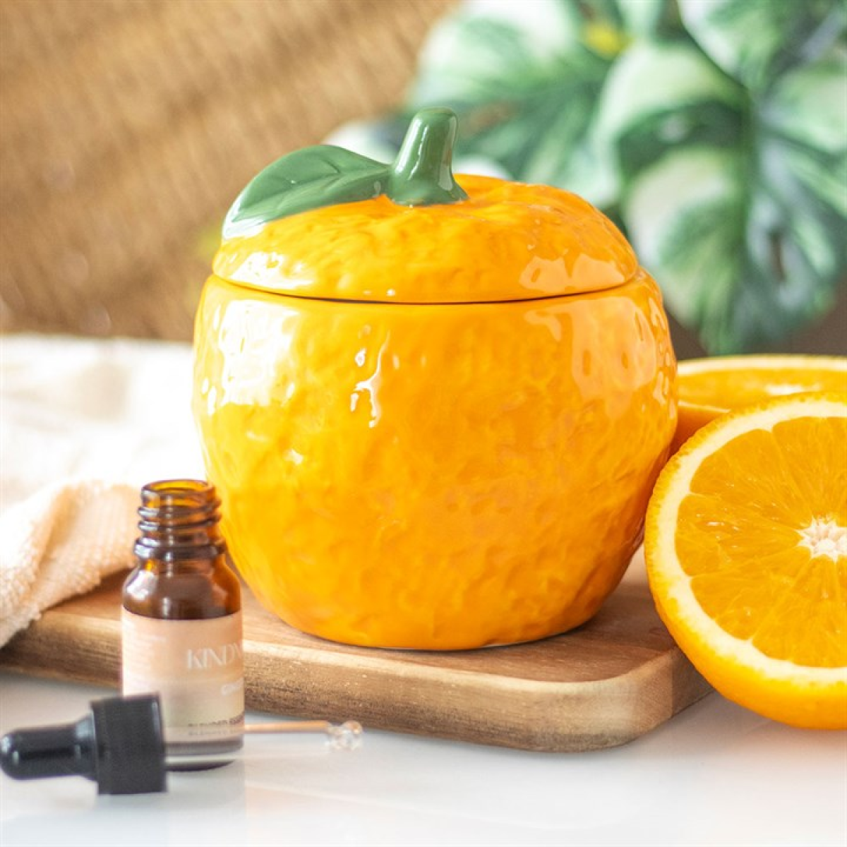 Orange Oil Burner Gift Home Fragrance