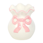 White & Pink Bow Oil Burner Valentine's Gift Home Fragrance
