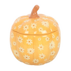 Groovy Floral Pumpkin Oil Burner Halloween Autumn Gift Home Fragrance