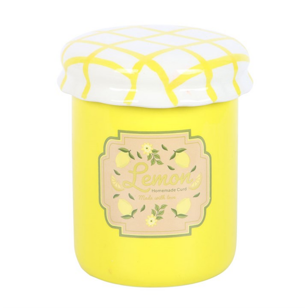 Lemon Curd Jar Ceramic Oil Burner & Wax Warmer Gift Home Fragrance