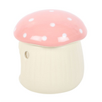 Pink Mushroom Oil Burner Ceramic Gift Home Fragrance