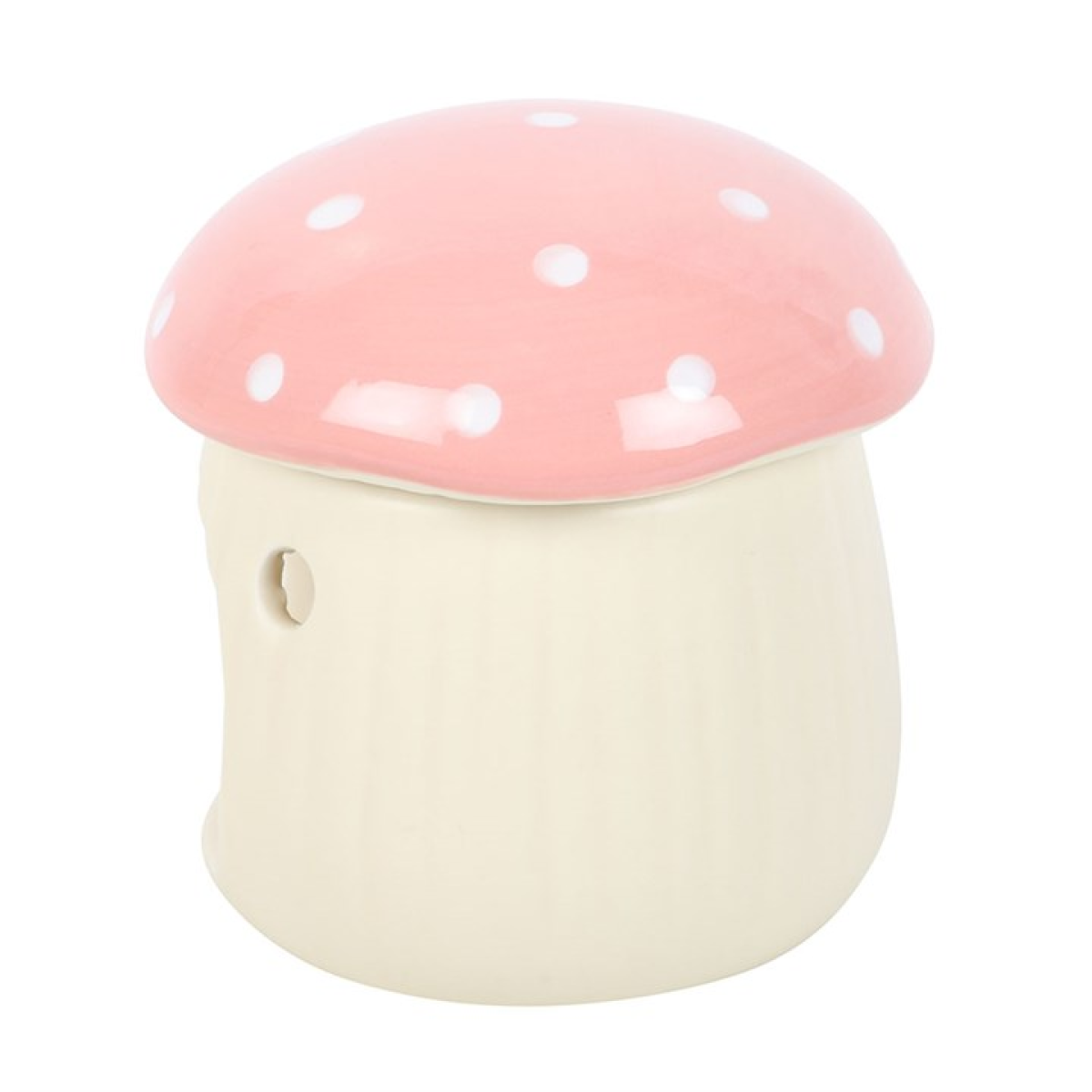 Pink Mushroom Oil Burner Ceramic Gift Home Fragrance