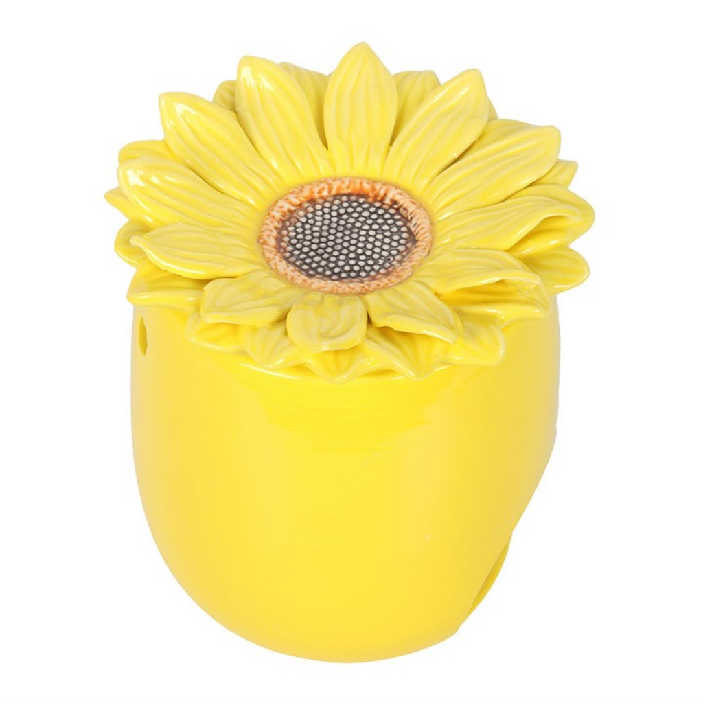 Sunflower Oil Burner & Wax Warmer Ceramic Gift Home Fragrance