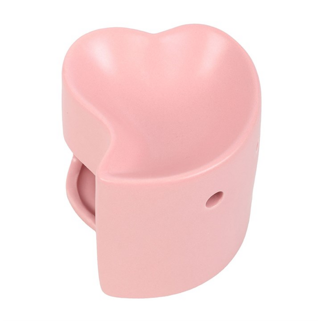Pink Heart Oil Burner Valentine's Gift Home Fragrance