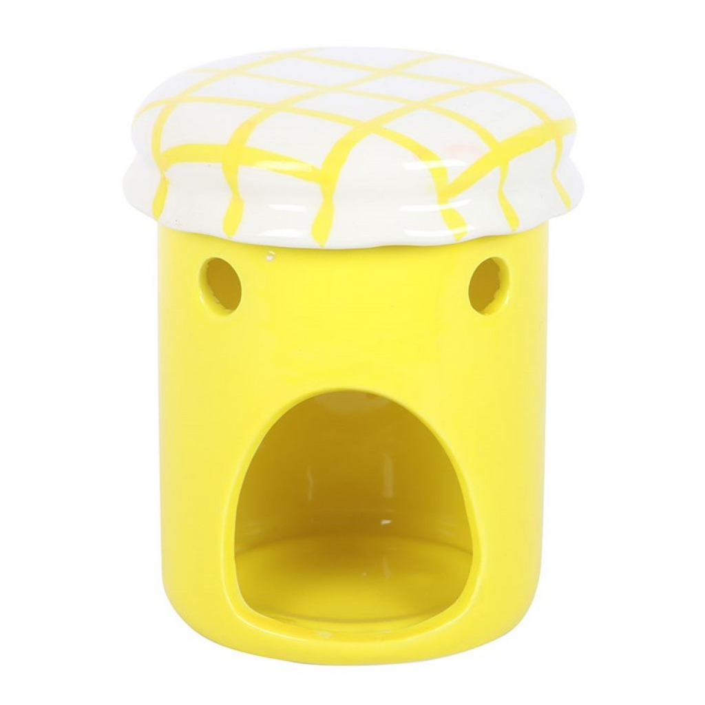 Lemon Curd Jar Ceramic Oil Burner & Wax Warmer Gift Home Fragrance