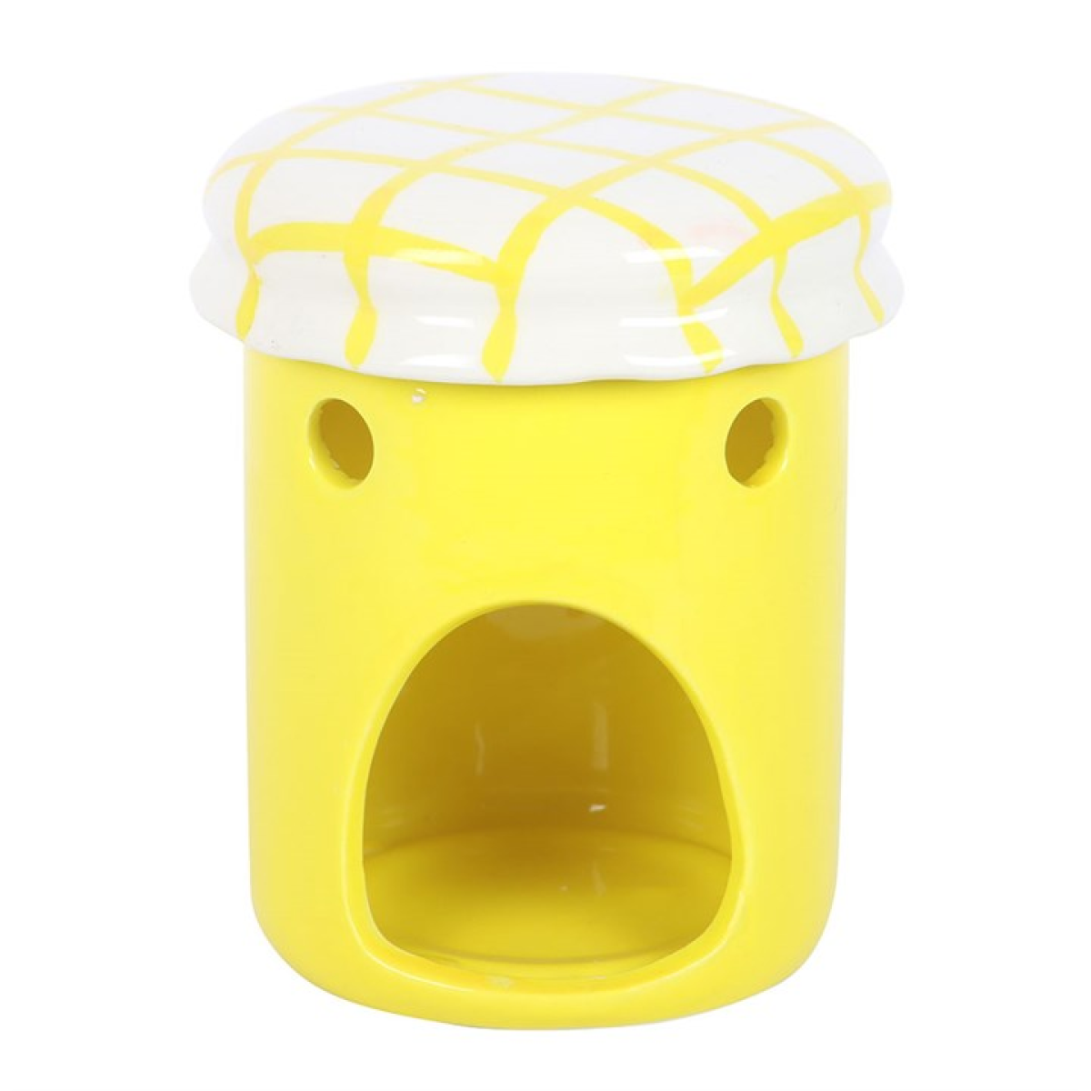 Lemon Curd Jar Ceramic Oil Burner & Wax Warmer Gift Home Fragrance