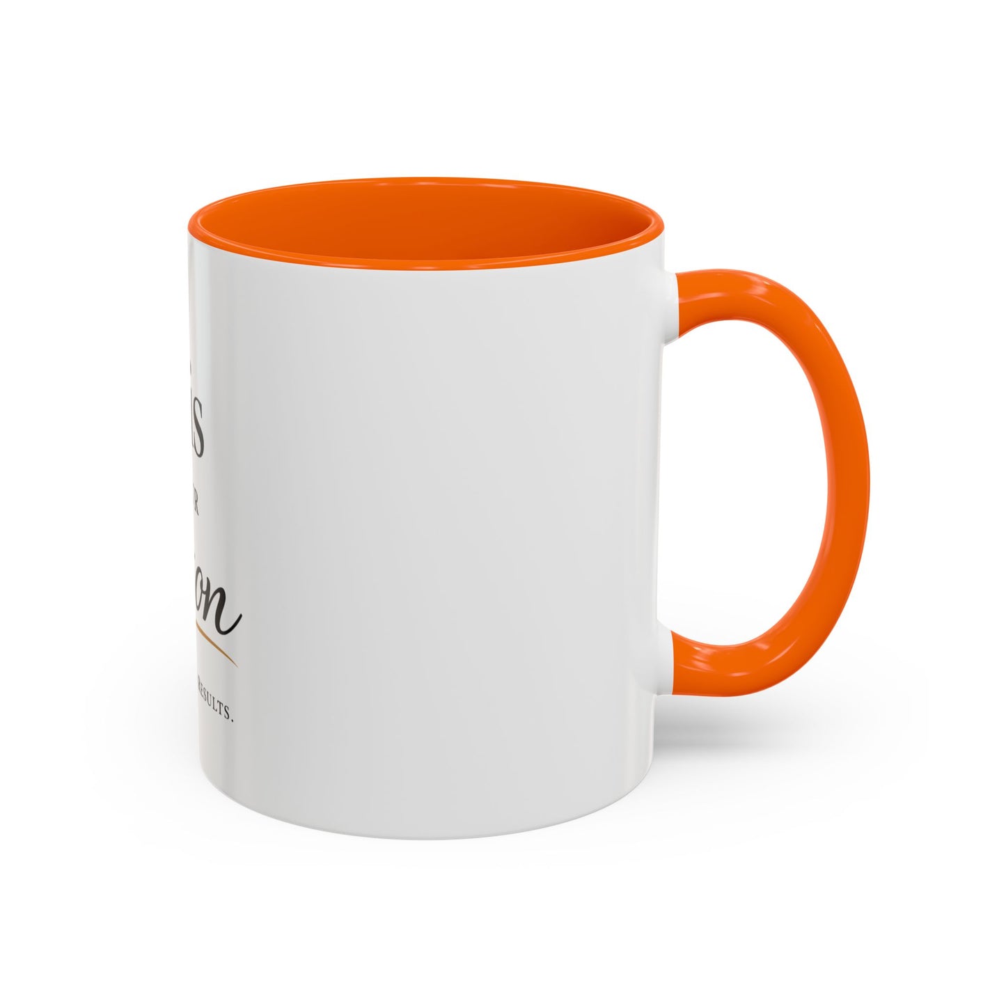 Minimalist Motivational Accent Coffee Mug — Inspirational Typography Affirmation (11/15oz)