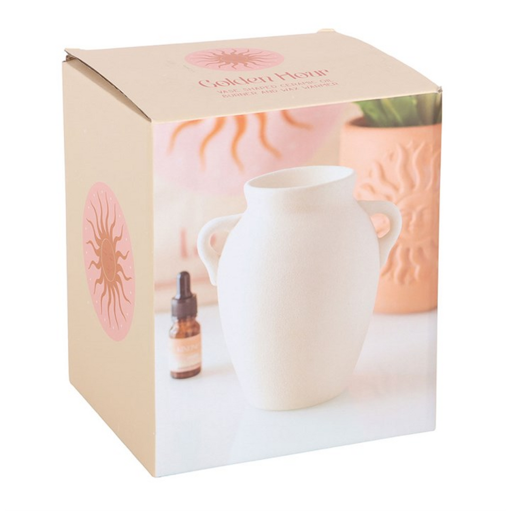 Vase Shaped Oil Burner & Wax Warmer Gift Home Fragrance
