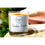 Paradise Beach Scented Marbled Jar Candle 40 Hours Burn Time Home Fragrance