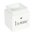 White Home Cut Out Oil Burner Ceramic Wax Warmer Gift Home Fragrance