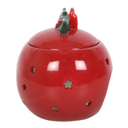 Red Bauble Oil Burner Christmas Gift Home Fragrance