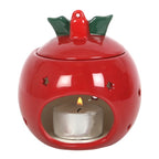 Red Bauble Oil Burner Christmas Gift Home Fragrance