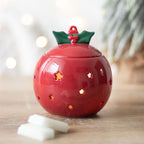 Red Bauble Oil Burner Christmas Gift Home Fragrance