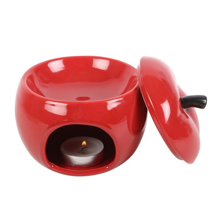 Red Apple Ceramic Oil Burner Gift Home Fragrance