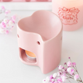 Pink Heart Oil Burner Valentine's Gift Home Fragrance