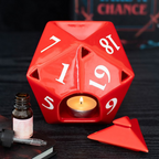 D20 Gaming Dice Shaped Oil Burner Gift Home Fragrance