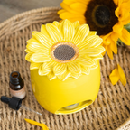 Sunflower Oil Burner & Wax Warmer Ceramic Gift Home Fragrance