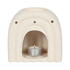 Cream Speckle Arch Oil Burner
