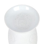 White Ceramic Buddha Face Oil Burner & Wax Warmer Gift Home Fragrance