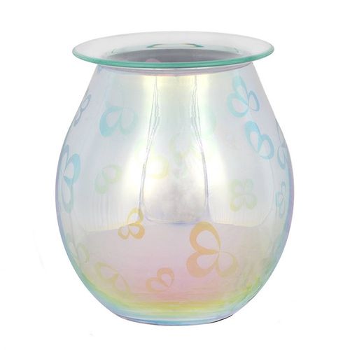 3D Flower Petal Light Up Electric Oil Burner Gift Home Fragrance
