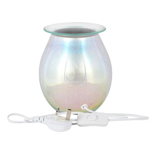3D Geometric Flower Light Up Electric Oil Burner Gift Home Fragrance