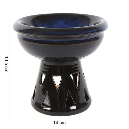 Deep Bowl Blue Oil Burner & Wax Warmer Gift Home Fragrance