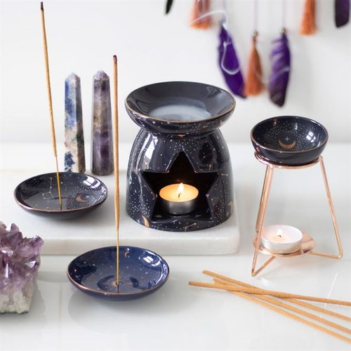 Purple Constellation Oil Burner Wax Warmer Gift Home Fragrance