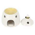 White Beehive Oil Burner Ceramic Gift Home Fragrance