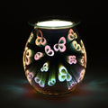 3D Flower Petal Light Up Electric Oil Burner Gift Home Fragrance