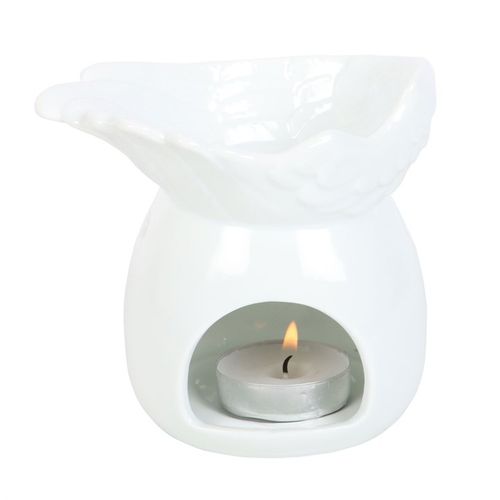 Angel Wing Dish Oil Burner Wax Warmer Gift Home Fragrance