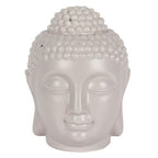 Large Grey Buddha Head Oil Burner & Wax Warmer Gift Home Fragrance