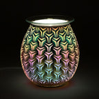 3D Geometric Light Up Electric Oil Burner Gift Home Fragrance