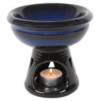 Deep Bowl Blue Oil Burner & Wax Warmer Gift Home Fragrance