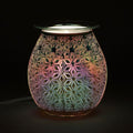 3D Geometric Flower Light Up Electric Oil Burner Gift Home Fragrance