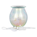 3D Flower Petal Light Up Electric Oil Burner Gift Home Fragrance