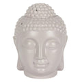 Large Grey Buddha Head Oil Burner & Wax Warmer Gift Home Fragrance