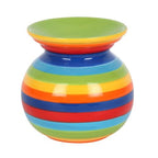 Rainbow Stripe Oil Burner Wax Warmer Gift Home Fragrance
